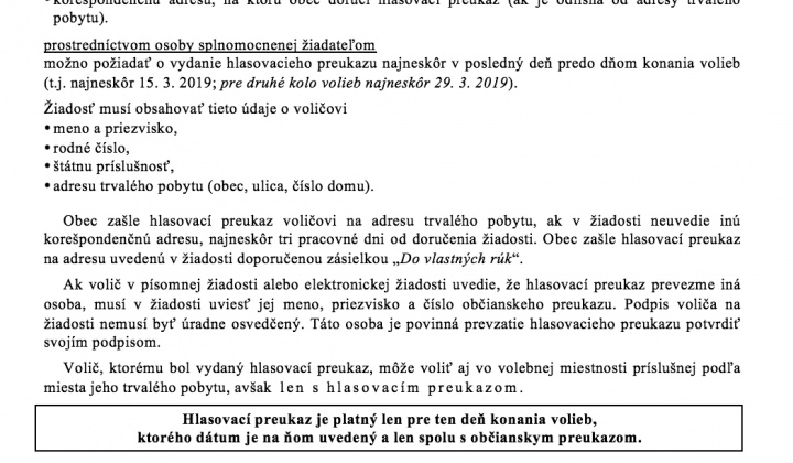 Voľby / Voľby prezidenta SR 2019 - foto