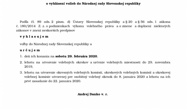 Voľby / Voľby do NRSR 2020 - foto